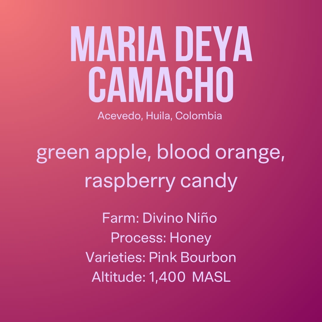 Photo of María Deya Camacho, Pink Bourbon Honey, Condor Huila Graduation Auction First Place Winner- Colombia