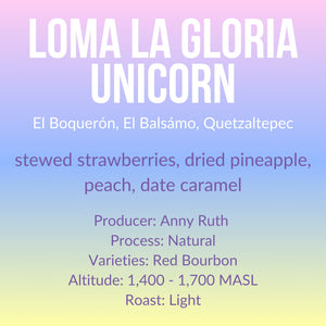 Loma La Gloria - Unicorn - Natural - El Salvador