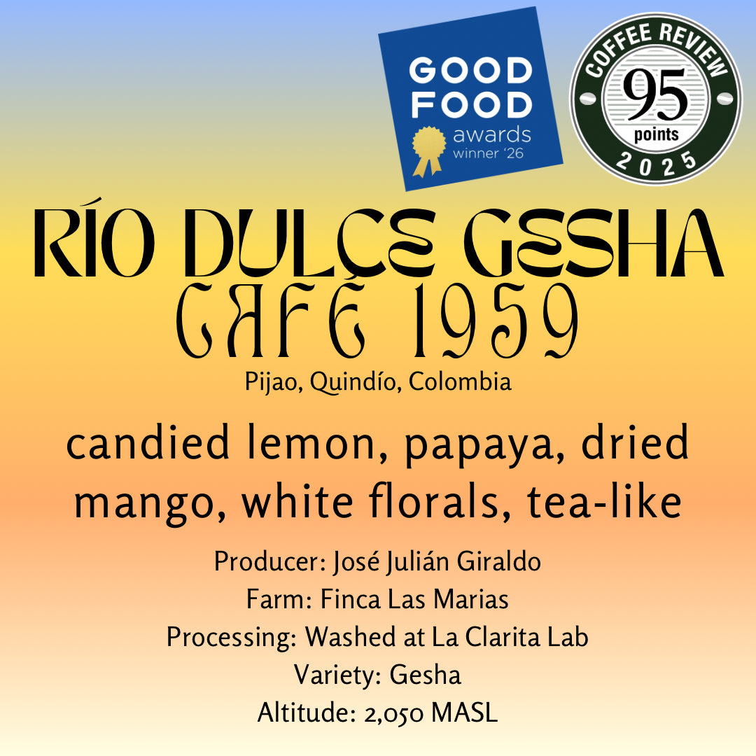 Photo of STANDART X LWCR - Río Dulce Gesha - José Julián Giraldo, Cafe 1959 - Colombia