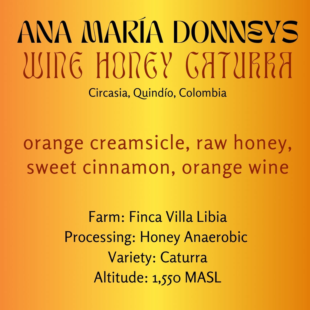 Ana María Donneys, Wine Honey Caturra - Colombia