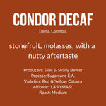 Condor Decaf, Colombia