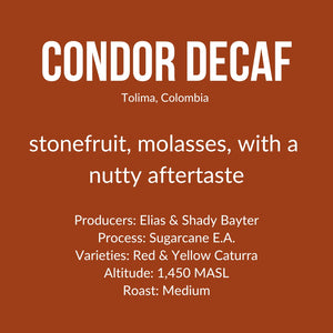 Condor Decaf, Colombia